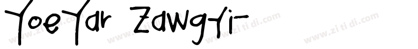 YoeYar Zawgyi字体转换